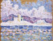 Paul Signac morning oil painting